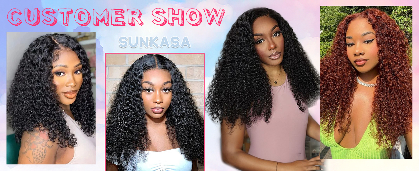 Kinky Curly Clip ins Human Hair