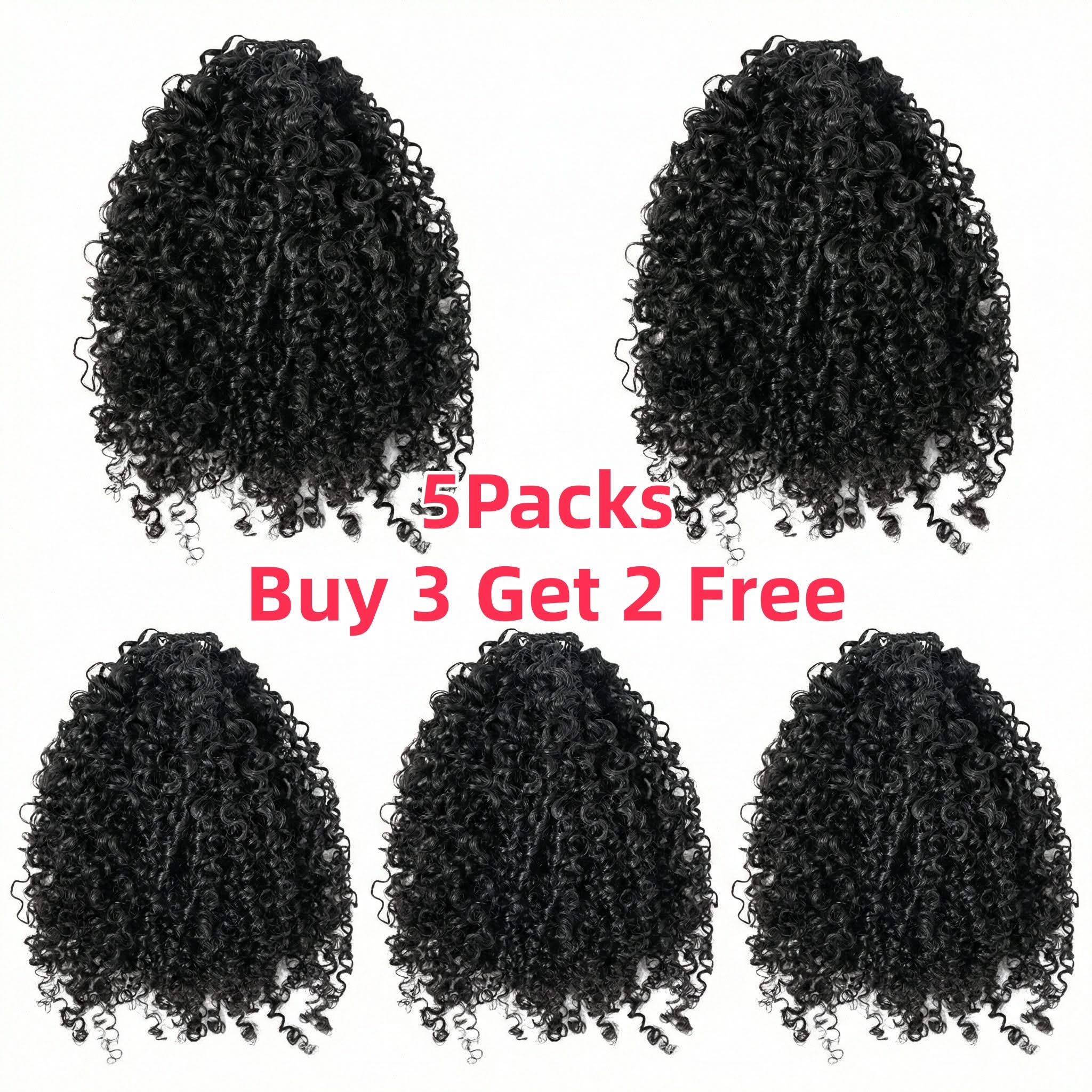 Kinky Curly Crochet Hair Extension  Human Hair Extensions - Onime Hair