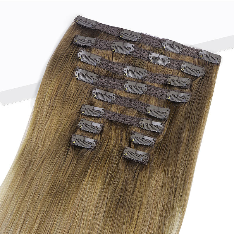  Double Drawn Clip in Hair Extensions 160g