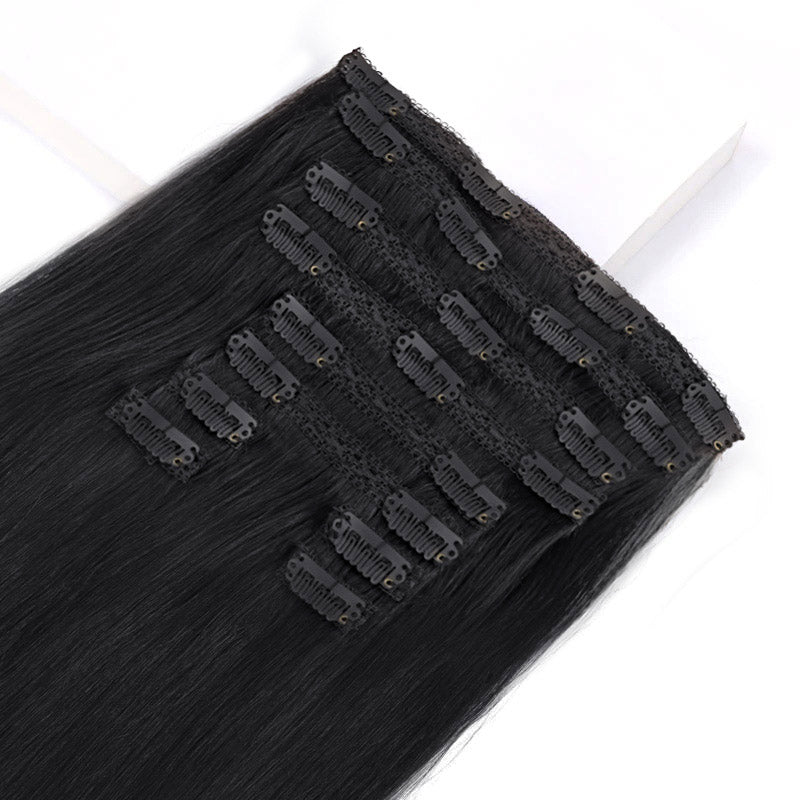  Double Drawn Clip in Hair Extensions 160g