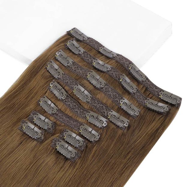  Double Drawn Clip in Hair Extensions 160g