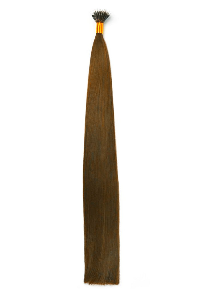 Toffee Brown (#5) Nano Ring Hair Extensions