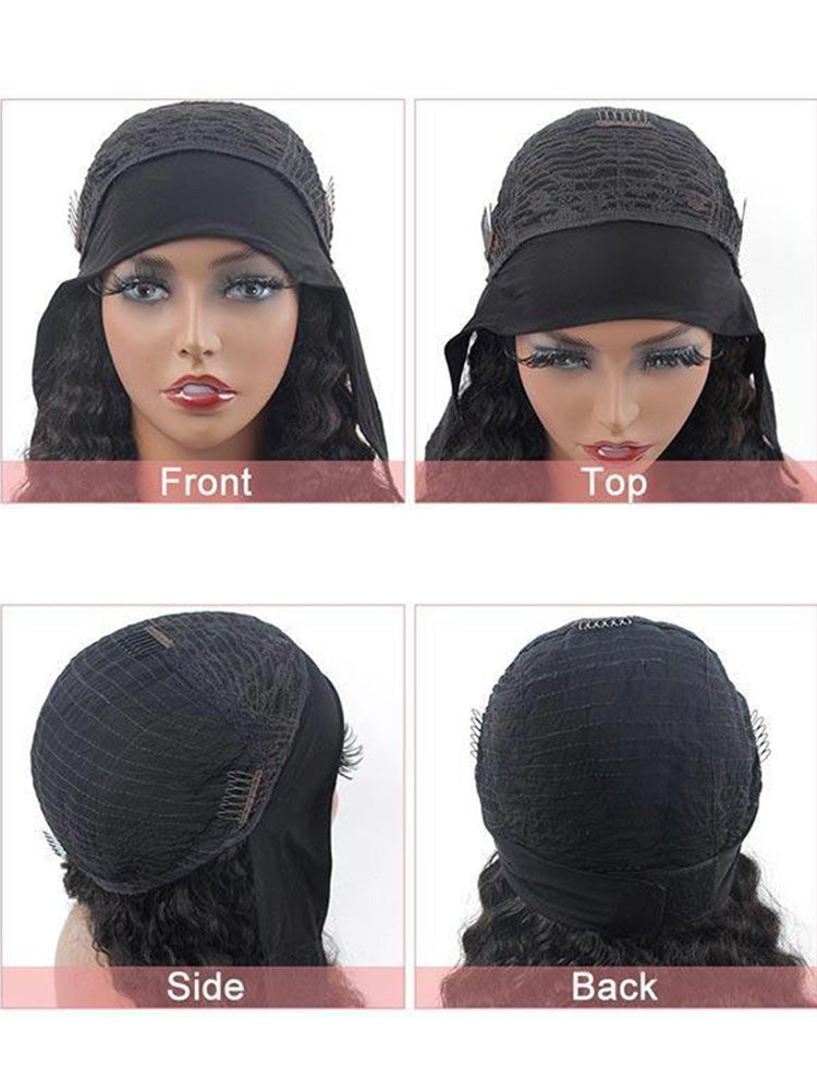 Onimehair™ Throw And Go onimehair Curly Headband Wig Glueless No Lace