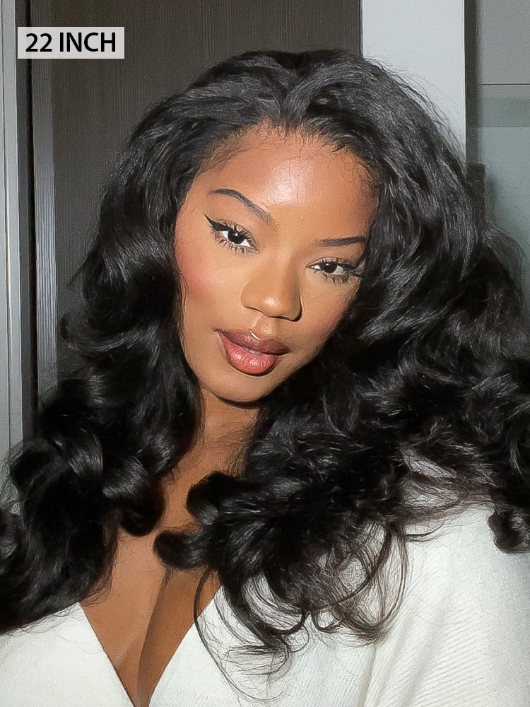 Onimehair™ Pre-bleached onimehair Straight Hair Wear Go Glueless Wig 7x5 Pre-cut HD Lace Pre-plucked