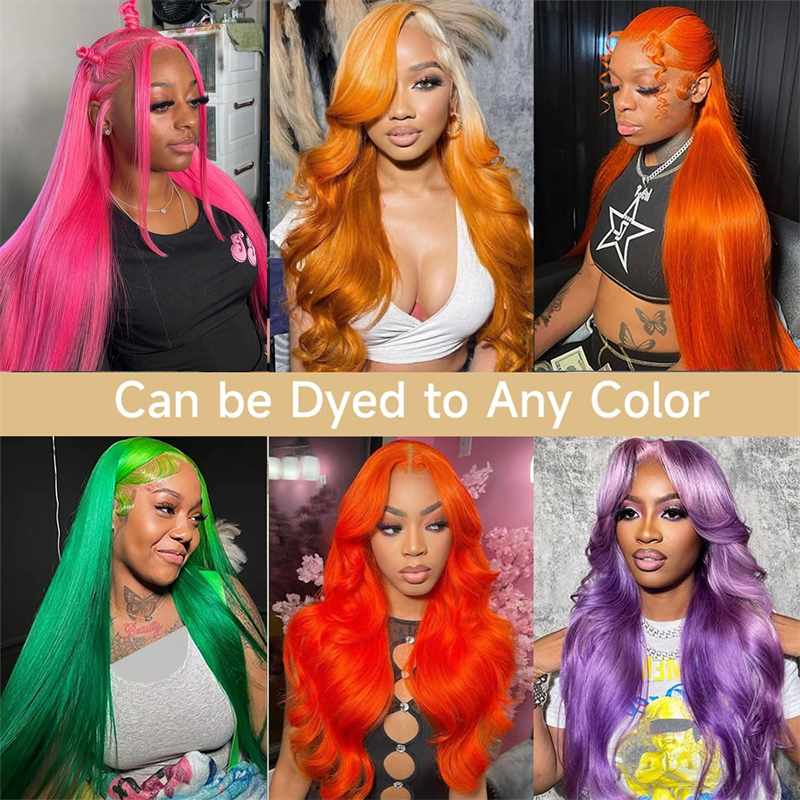 Onime #613 Blonde 13x6 Full Frontal Lace Wig Straight Human Hair Wigs 250%