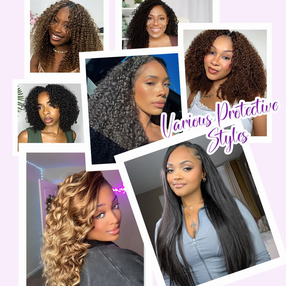 human crochet hair for braided hairstyles