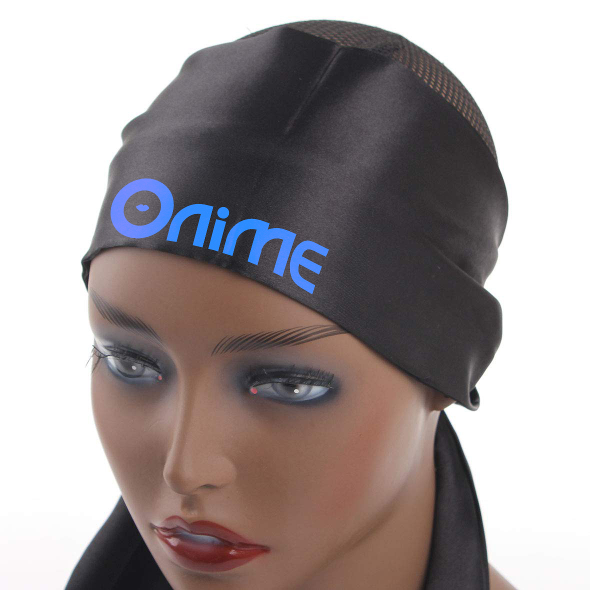 Wig Grip Band Soft Satin Scarf Fashion Headbands for Lace Frontal Wigs Fixing, Makeup, Sports, Yoga, Facial (1 Pcs, Black)