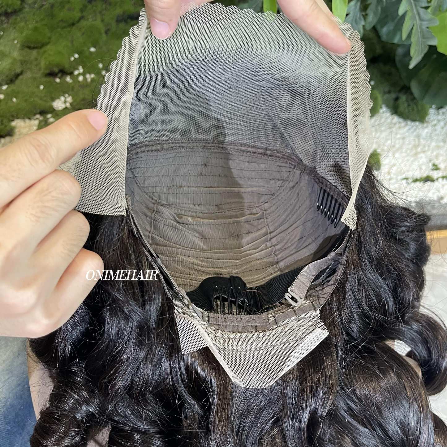 #1B Egg Roll Frontal Transparent 13X4  Lace - Onime Hair
