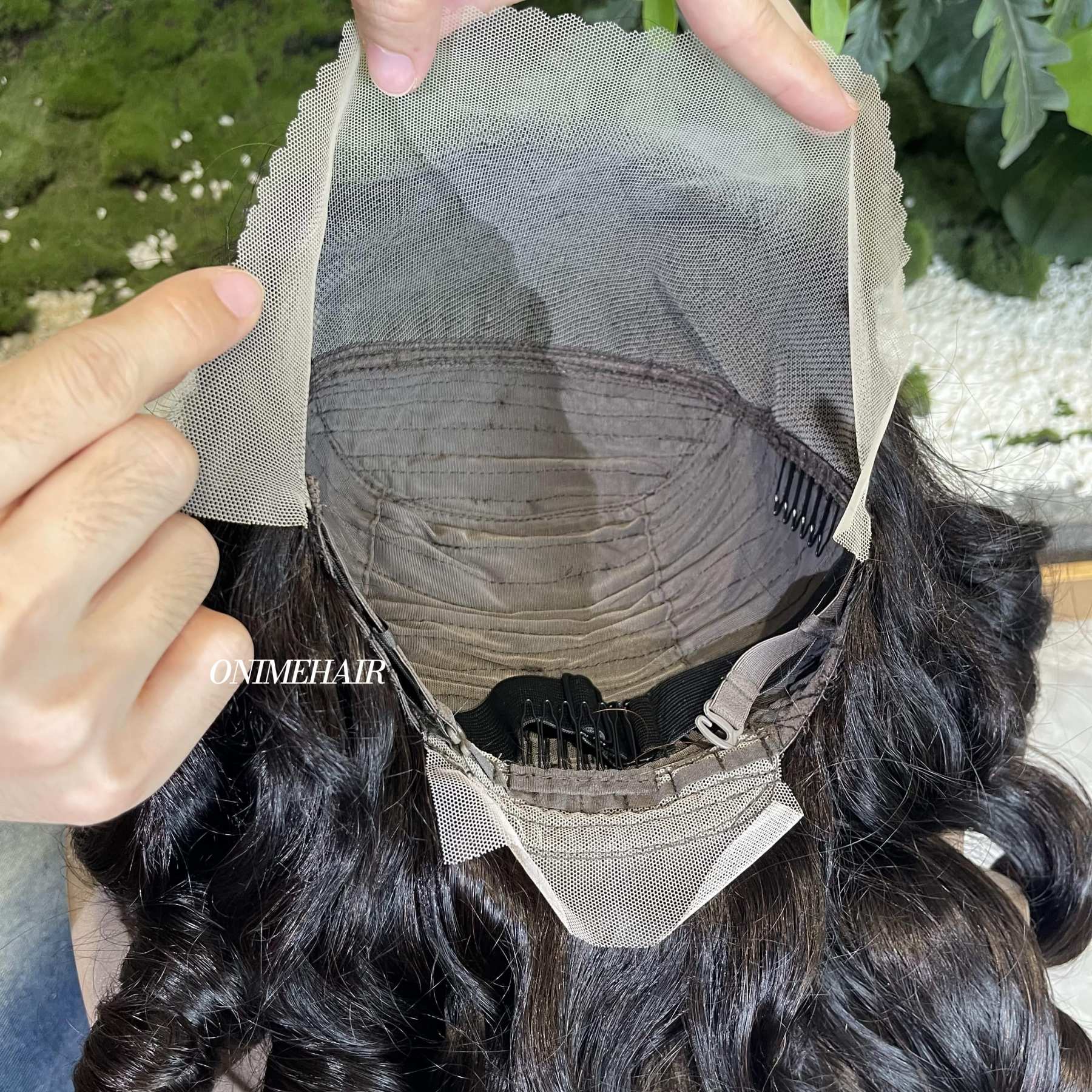 #1B Egg Roll Frontal Transparent 13X4  Lace - Onime Hair