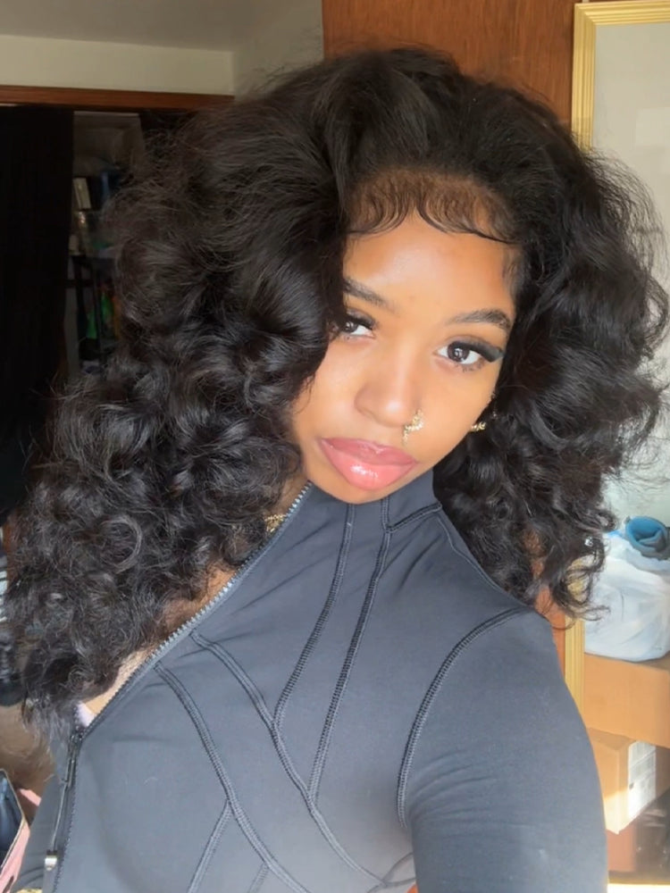 Onimehair™ 3 In 1 Half Wig onimehair Straight Glueless Install Half Wig With Draw-string Beginner Friendly