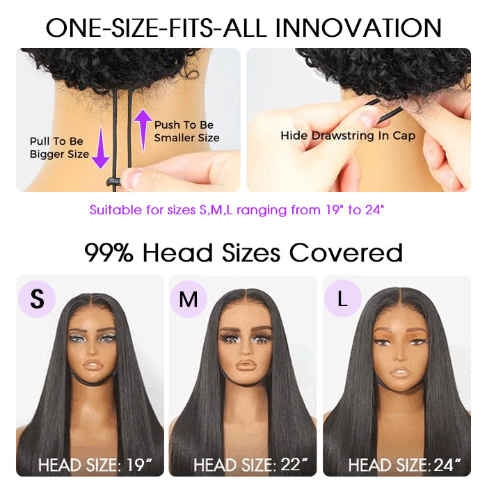Onimehair knotless boho braided wig with glueless 13x4 HD lace, natural human hair, and drawstring for easy wear.