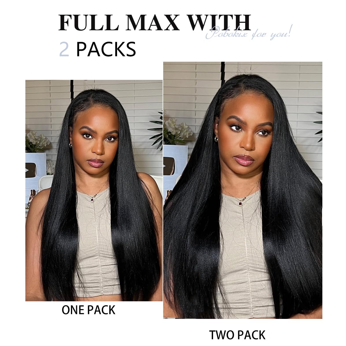 Onimehair™Curly Clip in Hair Extensions for Black Women Brazilian Virgin Human Hair Clip in Extensions 7Pcs Kinky Curly Clip ins Human Hair with 17Clips Double Lace Weft 120g 20nch Natural Black