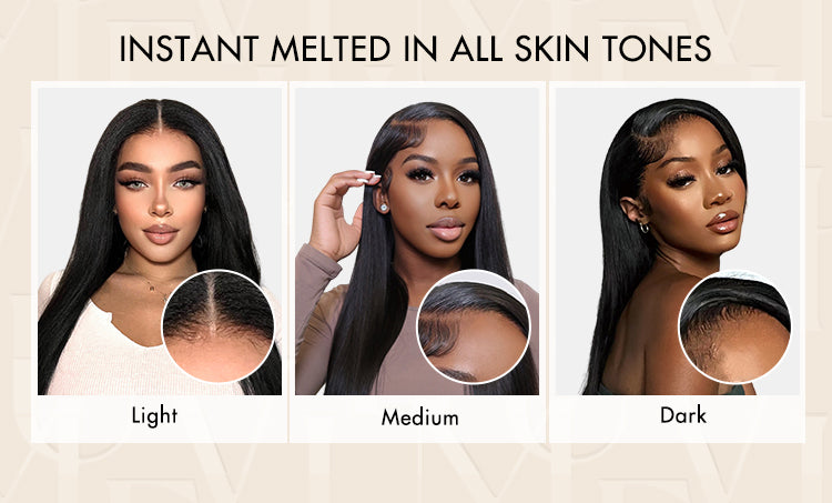 1 SEC INSTALL WIG | Honey Blonde Highlight / Natural Black Kinky Curly Glueless Minimalist HD Lace Classic Short Wig Pre-Cut Lace