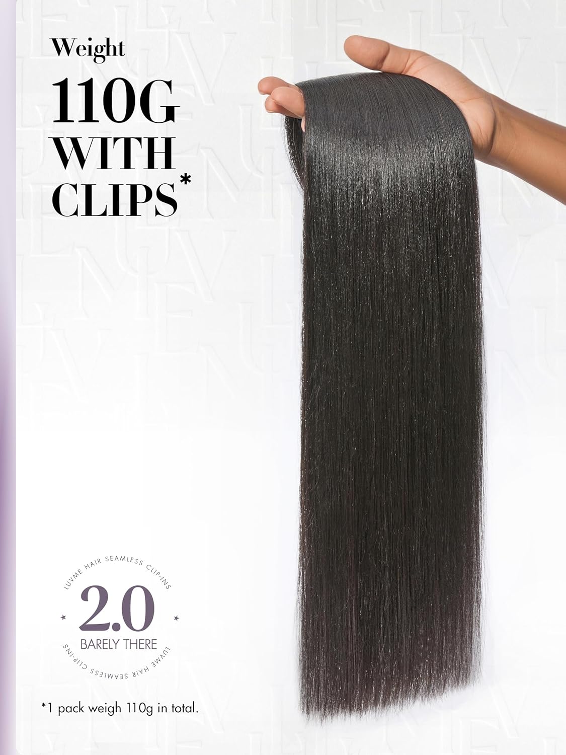 Onimehair™Clip in Hair Extensions 2 Pack Messy Curly Real Human Hair, Remy Hair Clip ins for Women, Natural Human Hair, 14 inch 220g 12Pcs, Natural Black