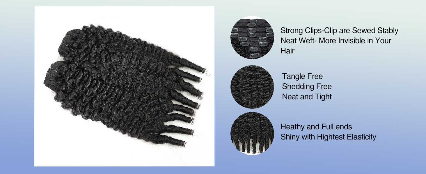 Clip In Hair Extensions Human Hair