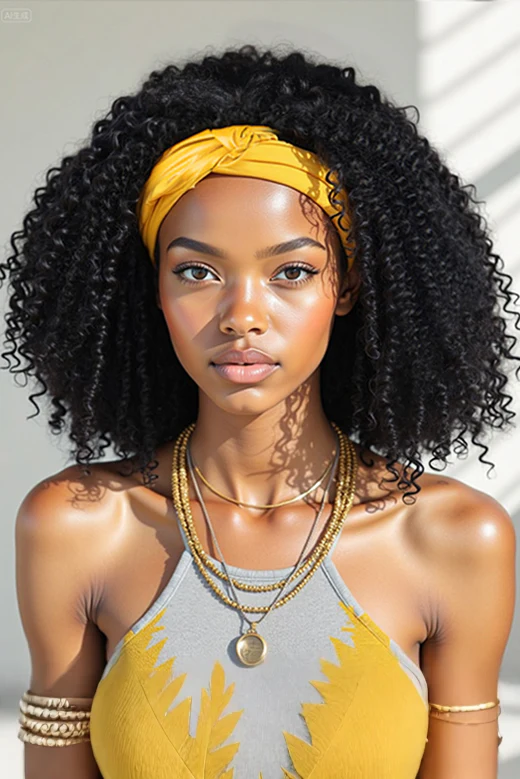 Onime Magic 1/4 Headband Wig Kinky Curly