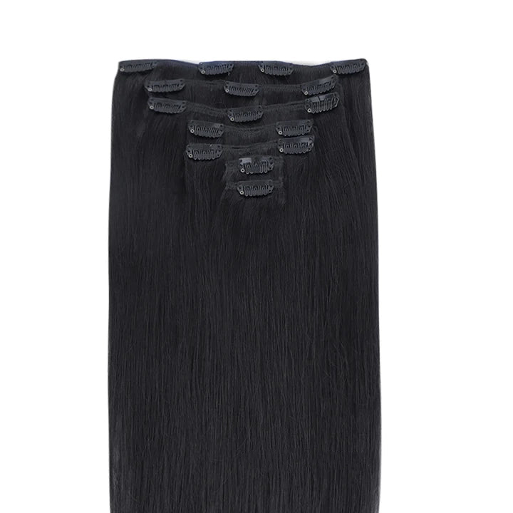 NOVA Classic Clip in Hair Extensions Real Human Hair 120g