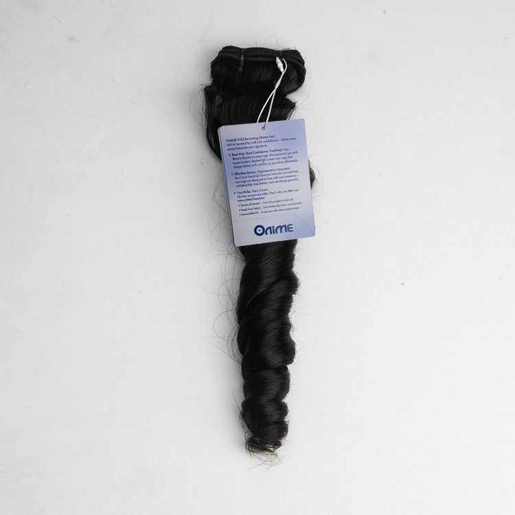 100% Human Hair French Loose Bundles Soft and Full Human Virgin Hair Extensions