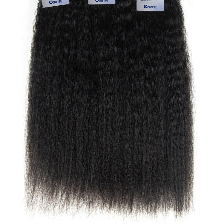 Kinky Straight Bundles 100% Human Virgin Hair Unprocessed Hair 