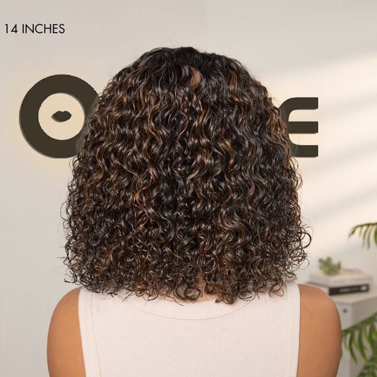 Wet and Wavy 5x5 Closure Pre-Cut Lace Water Wave Wig Glueless Side Part Human Hair Wig - Onime Hair