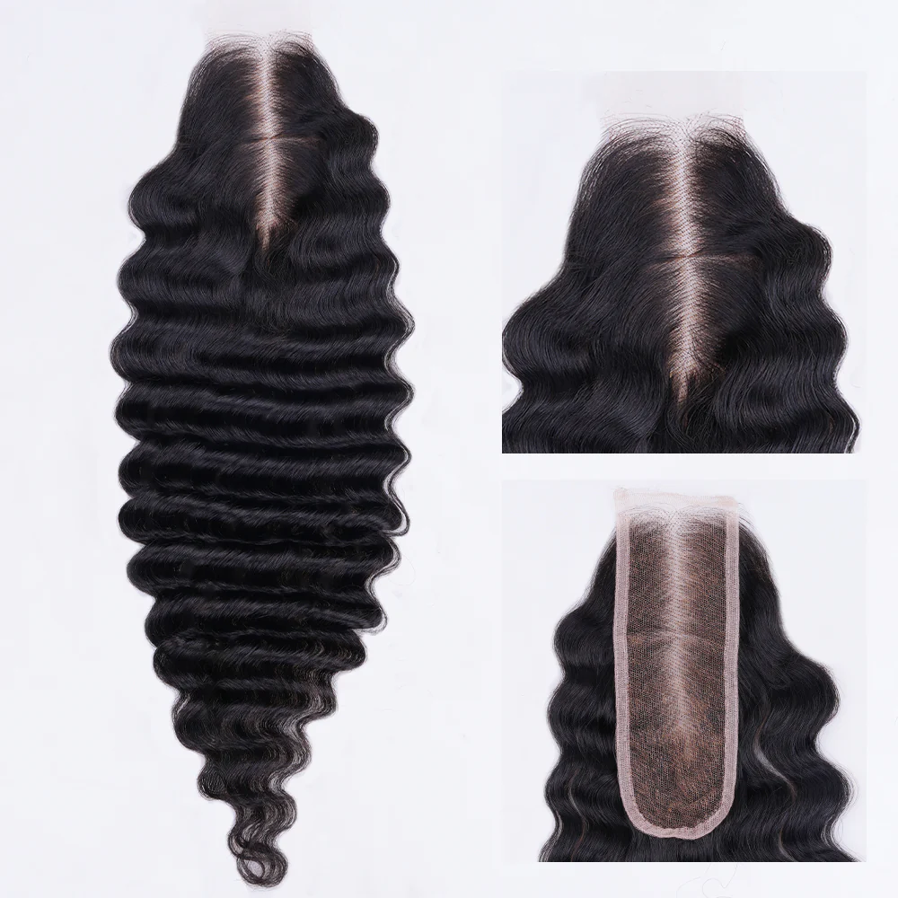 Onime 2X6 HD Closure Real Invisible HD Lace Deep Wave
