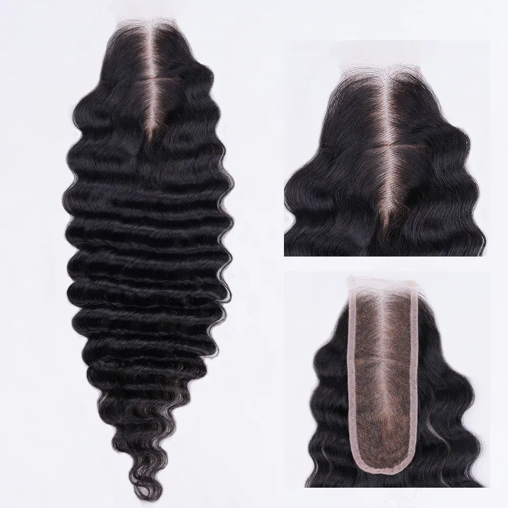 Onime 2X6 HD Closure Real Invisible HD Lace Deep Wave