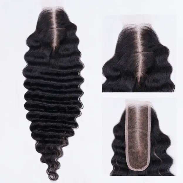 Onime 2X6 HD Closure Real Invisible HD Lace Deep Wave