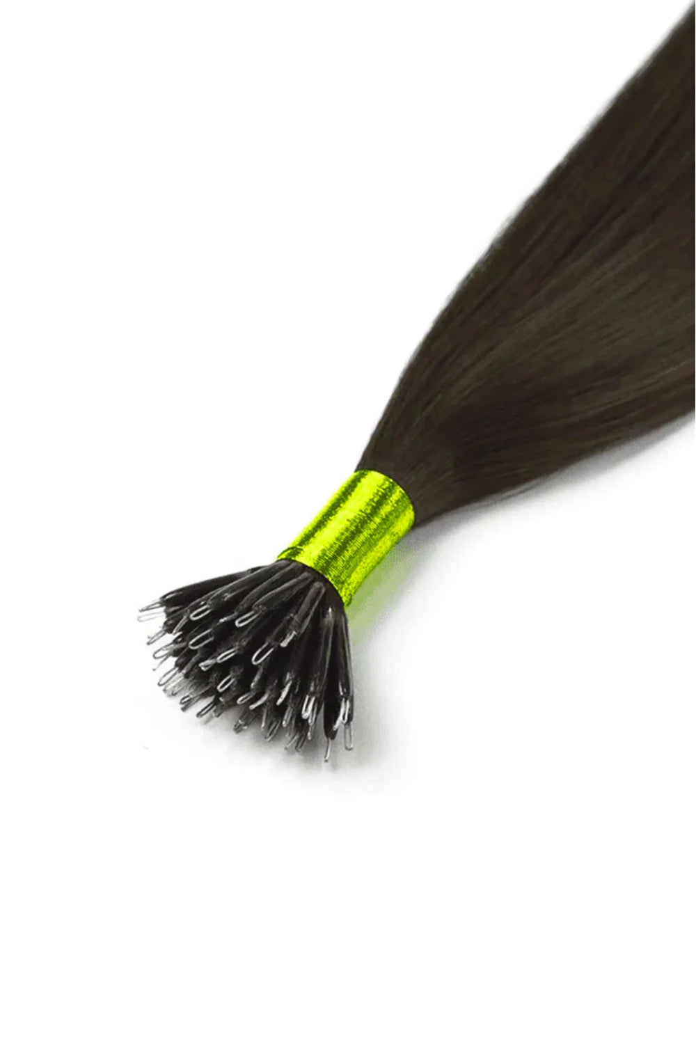 Dark Brown (#3) Nano Ring Hair Extensions