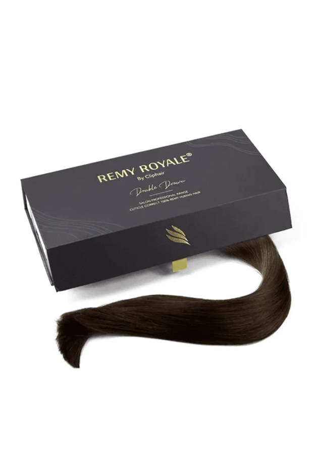 Dark Brown (#3) Nano Ring Hair Extensions