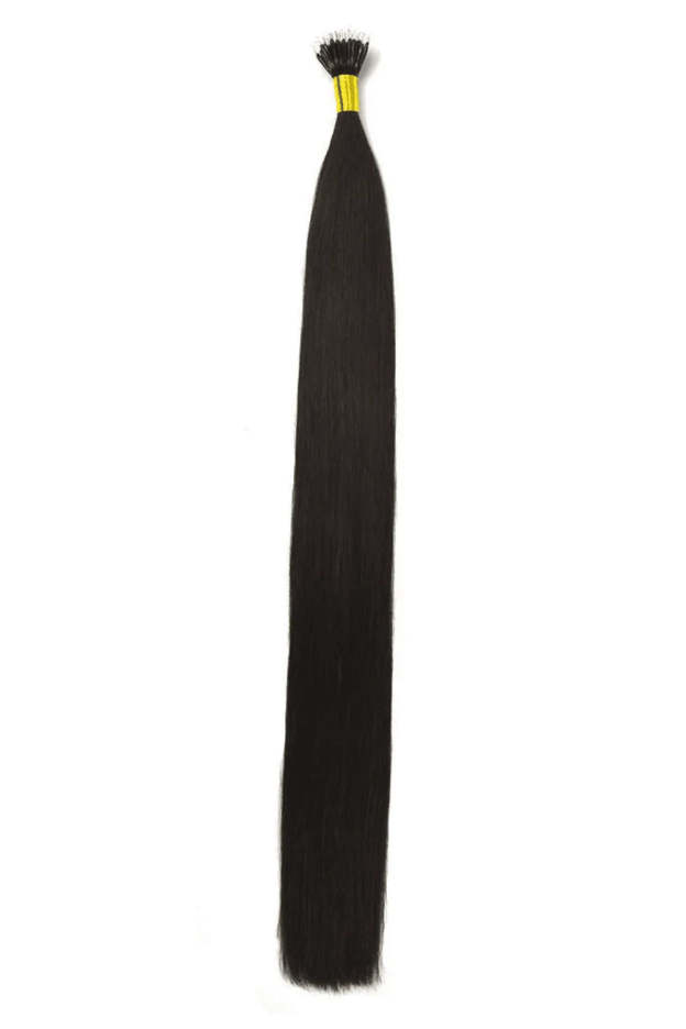 Darkest Brown (#2) Nano Ring Hair Extensions