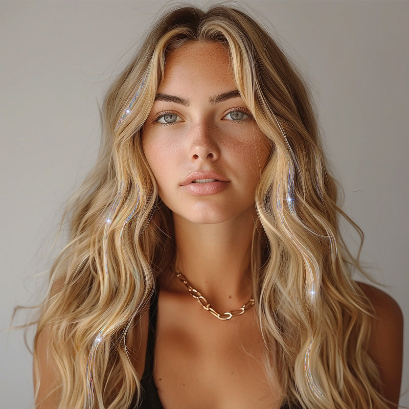 Double Drawn Clip ins &Tinsel Sets-Sale
