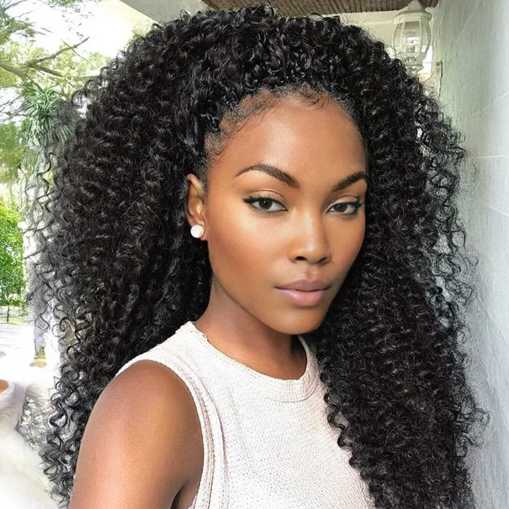 Onime Feather Crochet Hair Extension Deep Wave Virgin Human Hair