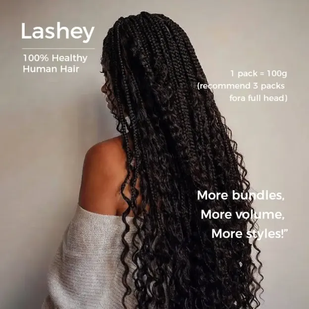 Onime Double Drawn Human Braiding Hair Bulk for Boho Braids Knotless Box Braid
