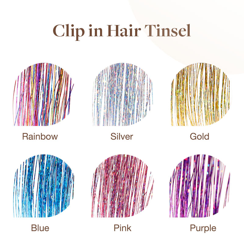 Double Drawn Clip ins &Tinsel Sets-Sale