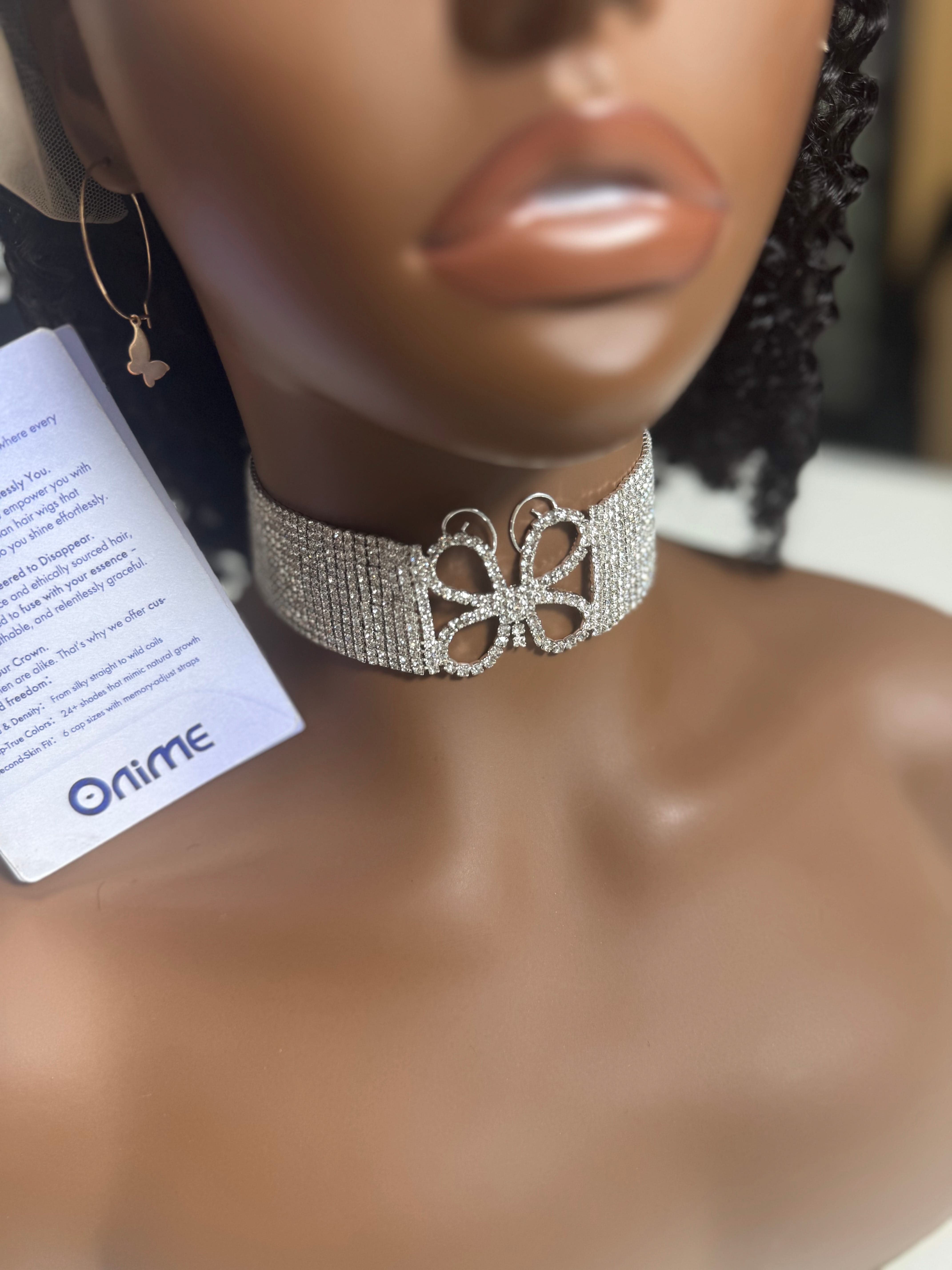 ❤️‍🔥Butterfly Diamond Necklace - Onime Hair