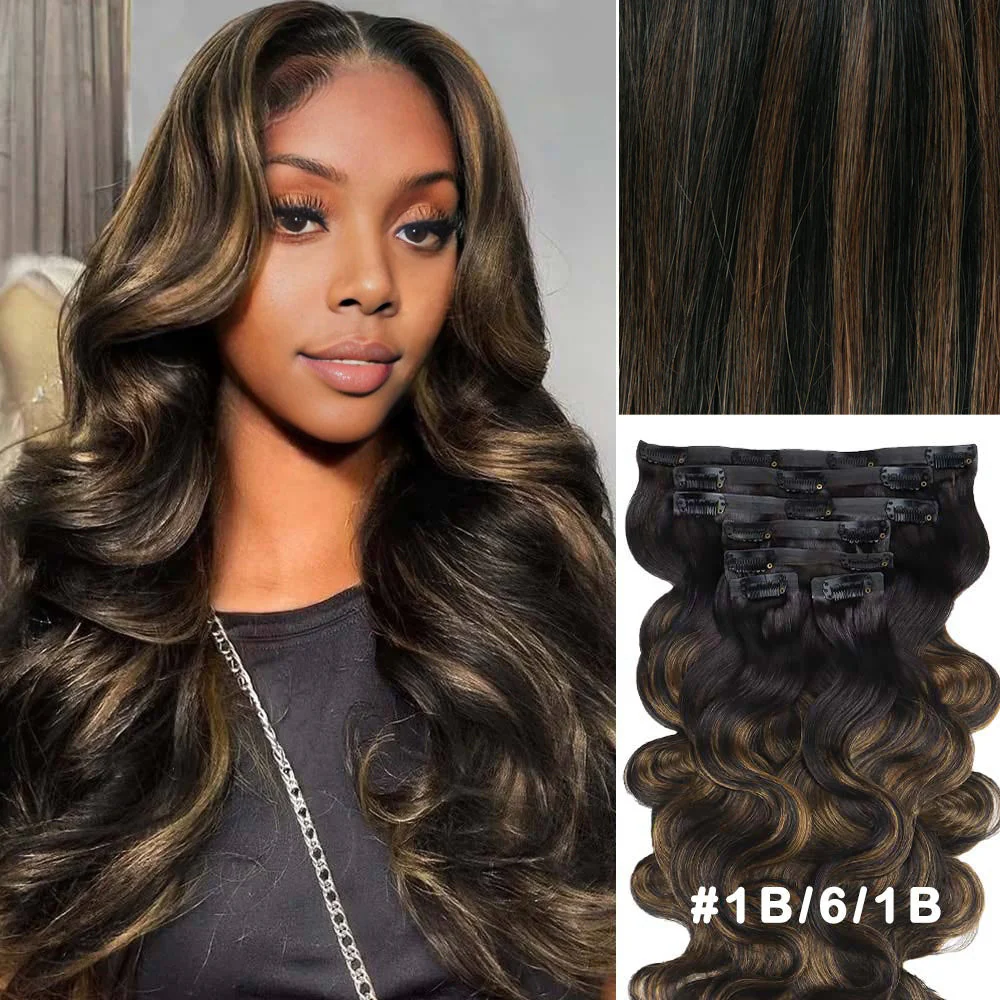 Onime Body Wave / Yaki Straight / Kinky Curly / Kinky Straight / Straight Ultra Invisi Edges Clip in Hair Extensions