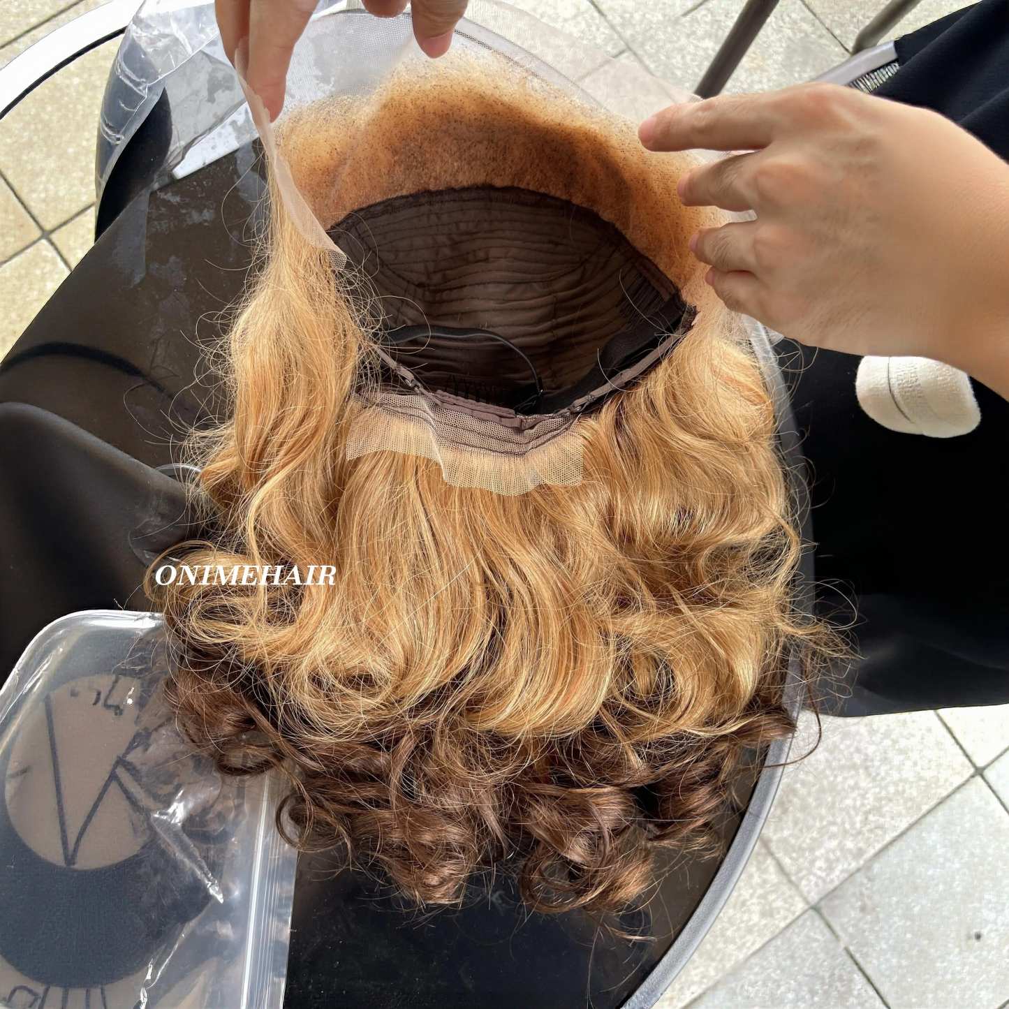 #27/4 Rose Wavy Frontal Transparent 13X4  Lace - Onime Hair