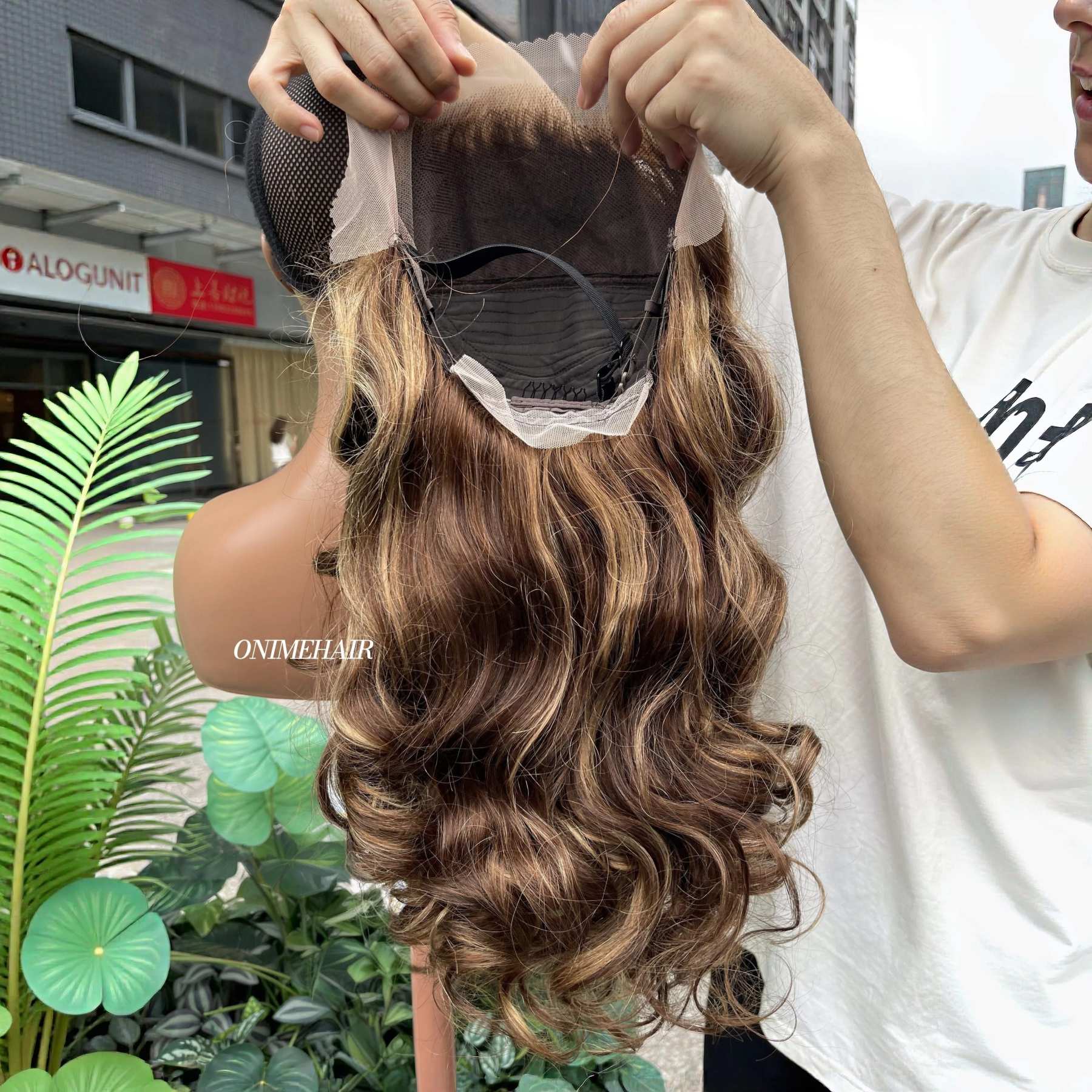 #4/27 Rose Wavy Frontal Transparent 13X4  Lace - Onime Hair