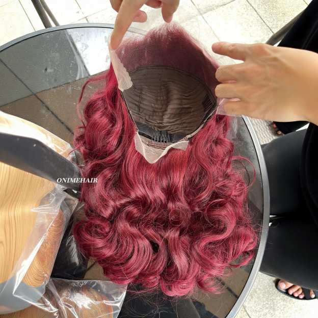 #99J Rose Wavy Frontal Transparent 13X4  Lace - Onime Hair