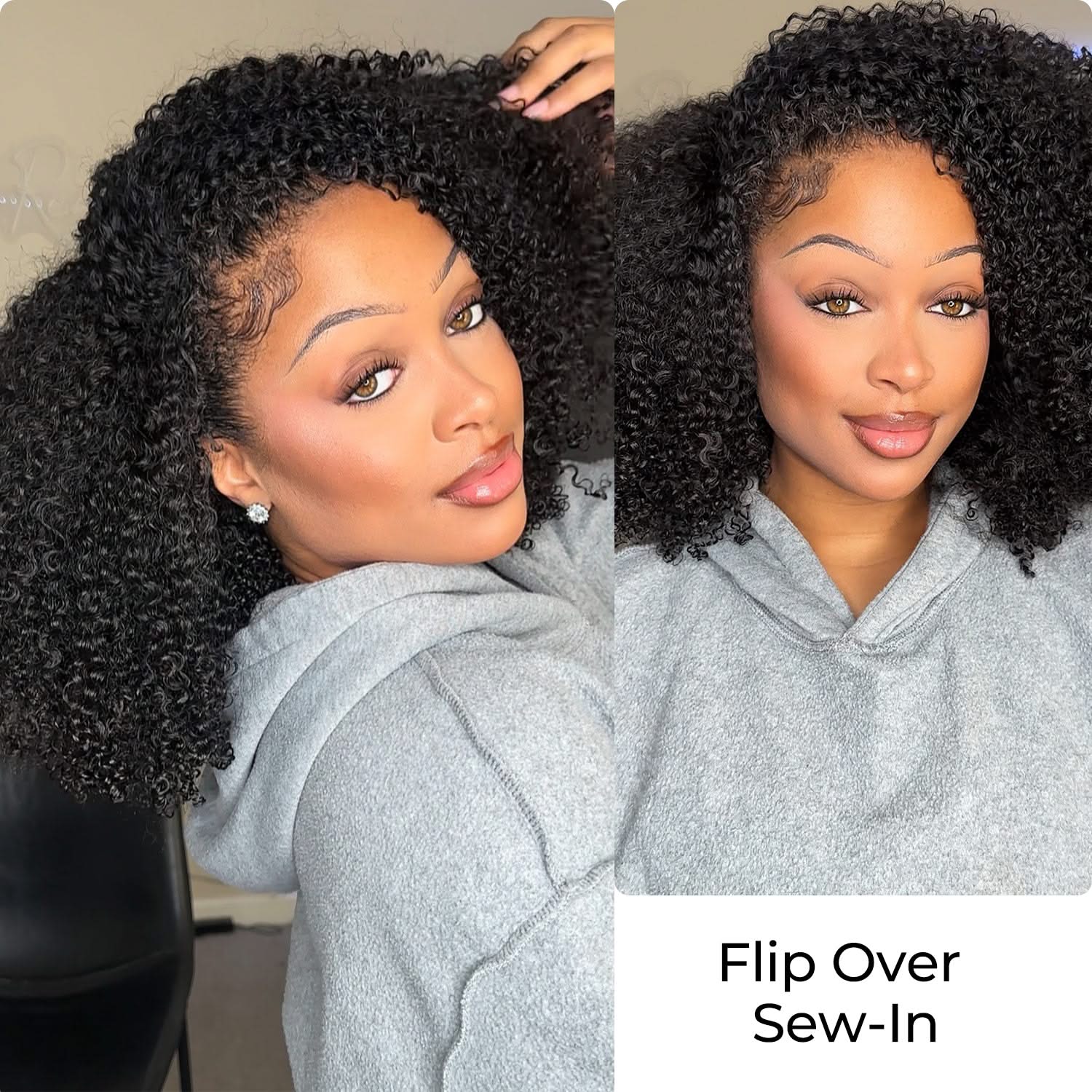Natural black 4C-friendly kinky curly hair bundles, 12–28 inch with tight, springy curls, displayed in KC5.jpg.