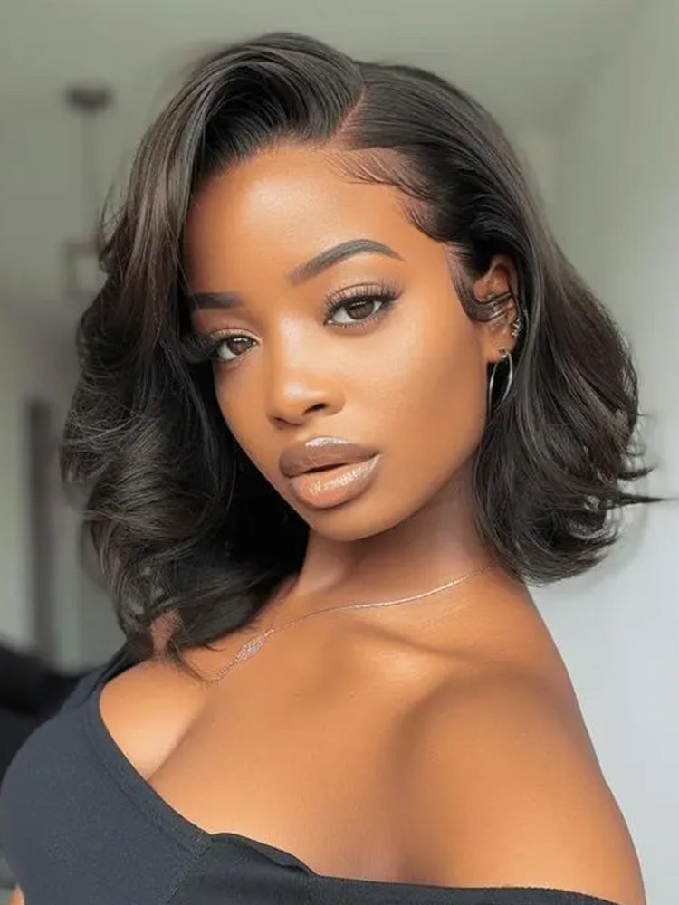 Onimehair™ 250% Density C Part Body Wave Wear Go Glueless Layer Cut Wig With Baby Hair