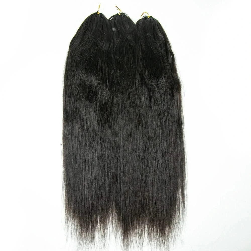 Light Yaki Human Crochet Hair - Onime Hair