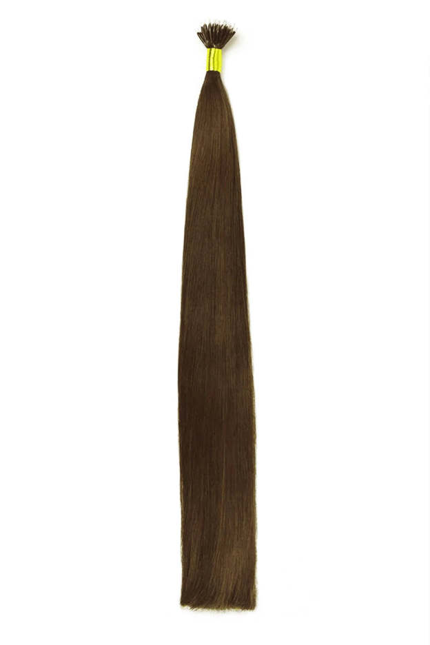 Medium Brown (#4) Nano Ring Hair Extensions
