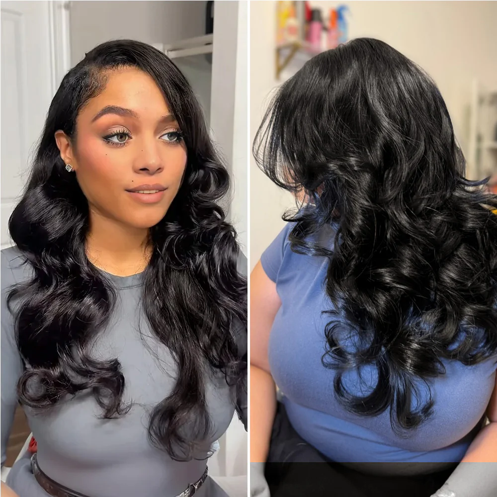 Onime Invisi Edge Seamless Tape in Hair Extensions Body Wave Virgin Human Hair