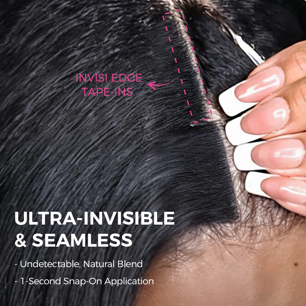 Onime Invisi Edge Seamless Tape in Hair Extensions Body Wave Virgin Human Hair