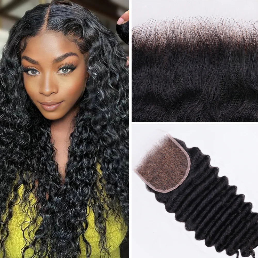 Onime 5X5 HD Closure Real Invisible HD Lace Deep Wave