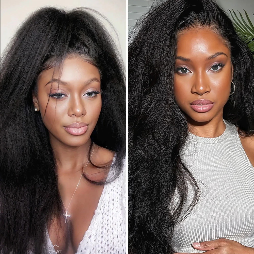 Onime Seamless Tape in Hair Extensions Kinky Straight Virgin Human Hair
