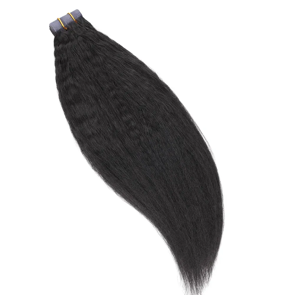 Onime Seamless Tape in Hair Extensions Kinky Straight Virgin Human Hair