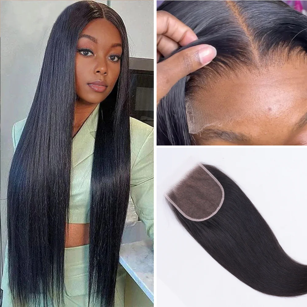Onime 5X5 HD Closure Real Invisible HD Lace Silky Straight