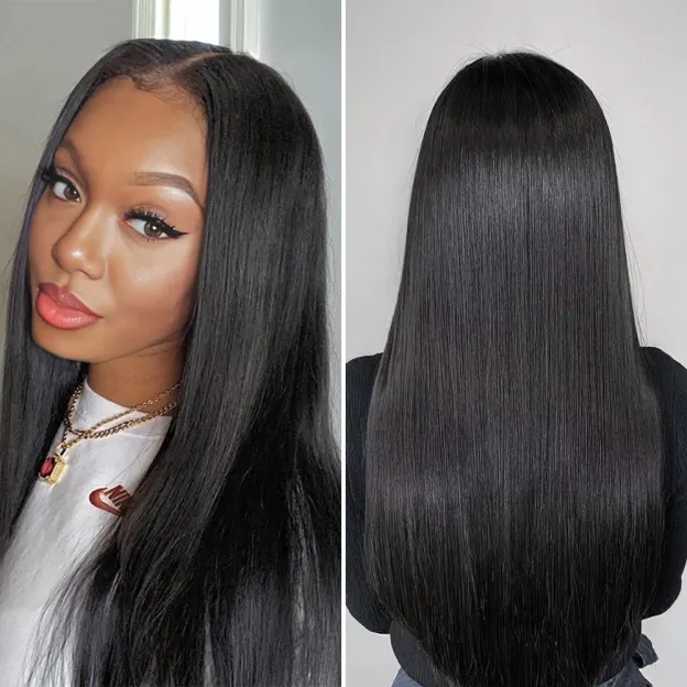 Onime Seamless Tape in Hair Extensions Silky Straight Virgin Human Hair